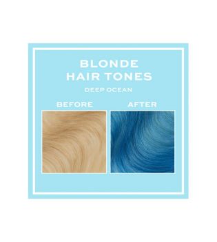 Revolution Haircare - Coloración Semi-permanente para cabello rubio Hair Tones - Deep Ocean