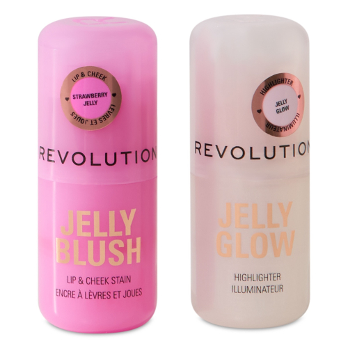 Revolution - Set de regalo con colorete e iluminador jelly