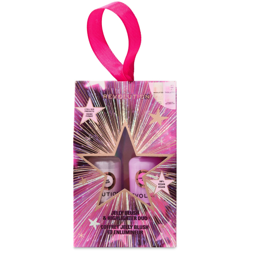 Revolution - Set de regalo con colorete e iluminador jelly