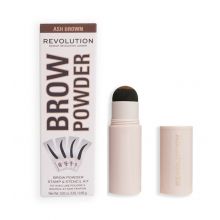 Revolution - Kit de cejas Brow Powder - Ash Brown
