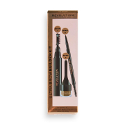Revolution - Kit de cejas Ultra Brow Builder - Ash Brown