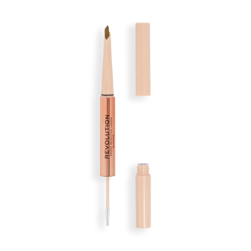 Revolution - Lápiz de cejas Fluffy Brow Filter Duo - Blonde
