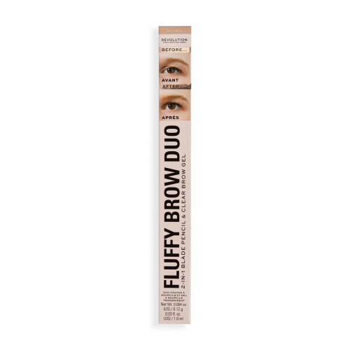Revolution - Lápiz de cejas Fluffy Brow Filter Duo - Blonde