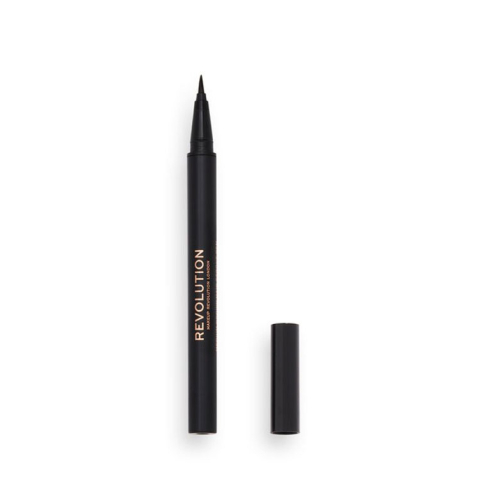 Revolution - Lápiz de cejas Hair Stroke Brow Pen - Dark Brown