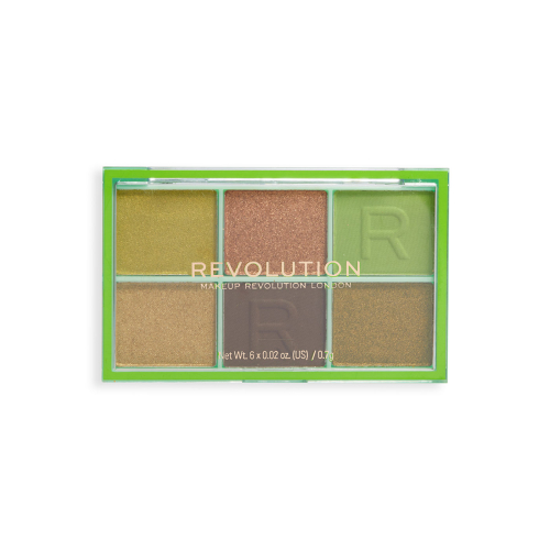 Revolution - Mini paleta de sombra Mini Colour Reloaded - Its Giving Green