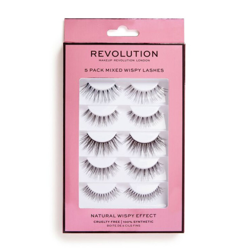 Revolution - Pack de 5 pestañas postizas Mixed Wispy Lashes