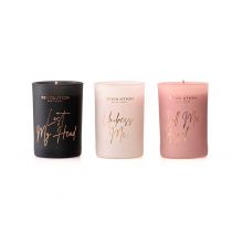 Revolution - Pack de tres mini velas perfumadas - Indulgence Collection