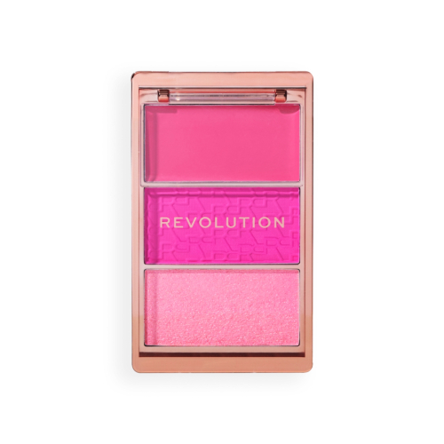 Revolution - Paleta de coloretes Icon Blush - Hot Pink Flag
