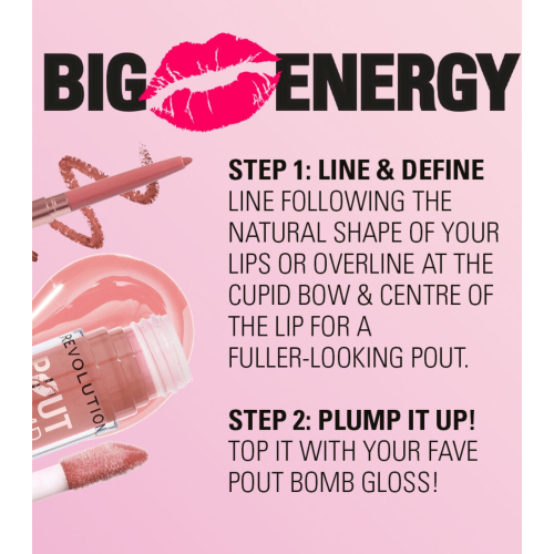 Revolution - Perfilador de labios Pout Liner - Chauffeur Nude