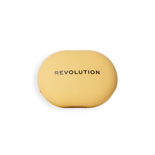 Makeup Revolution - Polvos compactos + Agarre adhesivo para el móvil Powder Pops - Banana