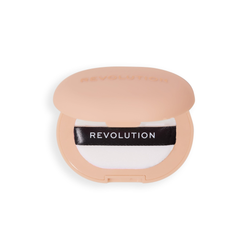 Makeup Revolution - Polvos compactos + Agarre adhesivo para el móvil Powder Pops - Peach