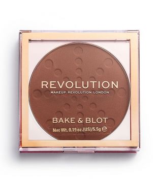 Revolution - Polvos Compactos Bake & Blot - Deep Dark
