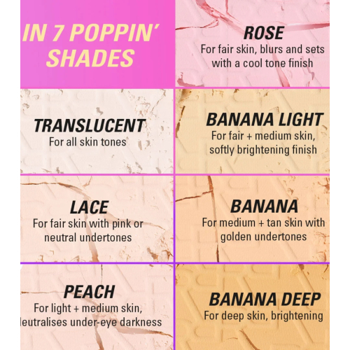 Revolution - Polvos compactos Powder Pops Instant Blur - Banana