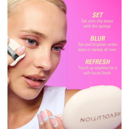 Revolution - Polvos compactos Powder Pops Instant Blur - Banana Deep