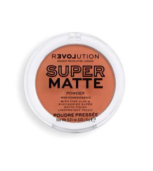 Revolution - Polvos compactos Super Matte - Chestnut