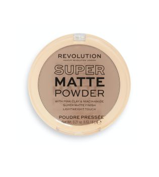 Revolution - Polvos compactos Super Matte - Tan