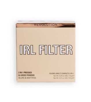 Revolution - Polvos sueltos y compactos translúcidos IRL Soft Focus 2 in 1