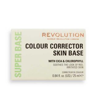 Revolution - Prebase de color en crema Superbase Colour Correcting - Green