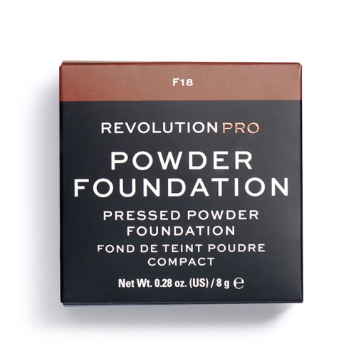 Revolution Pro - Base de maquillaje en polvo Pro Powder Foundation - F18