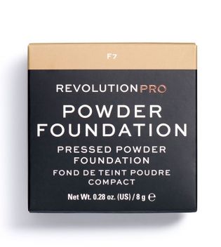 Revolution Pro - Base de maquillaje en polvo Pro Powder Foundation - F7