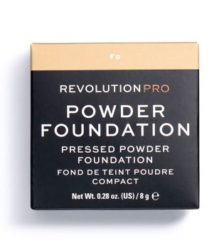 Revolution Pro - Base de maquillaje en polvo Pro Powder Foundation - F9