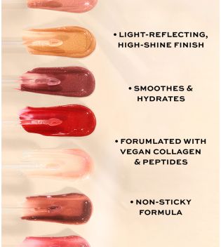 Revolution Pro - Brillo de labios Vegan Collagen Peptide - Cashmere