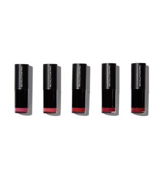 Revolution Pro - Colección de 5 Barra de labios - Matte Reds