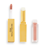 Revolution Pro - Dúo de labial líquido + bálsamo Supreme Stay 24HR - Cashmere