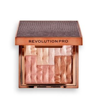 Revolution Pro - *Goddess Glow* - Iluminador y bronceador en polvo Shimmer Brick - Afterglow