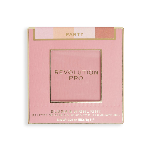 Revolution Pro - *Iconic* - Paleta de coloretes e iluminadores Party