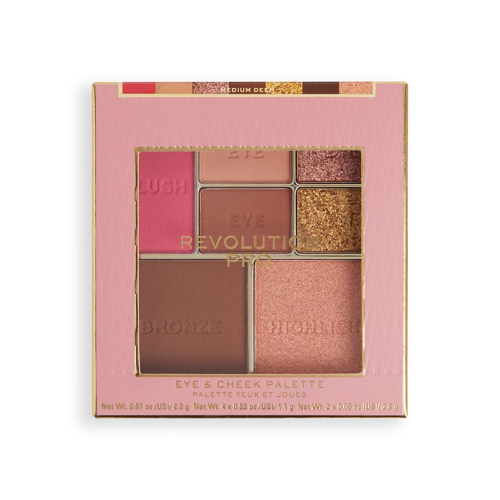 Revolution Pro - *Iconic* - Paleta de ojos y rostro - Medium/Deep