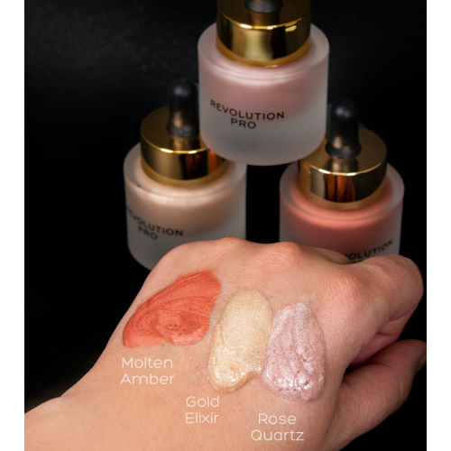 Revolution Pro - Iluminador líquido Highlighting Potion - Rose Quartz