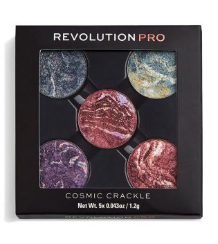 Revolution Pro - Pack de 5 sombras de ojos en godet magnéticas - Cosmic Crackle