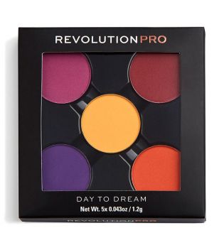 Revolution Pro - Pack de 5 sombras de ojos en godet magnéticas - Day to dream