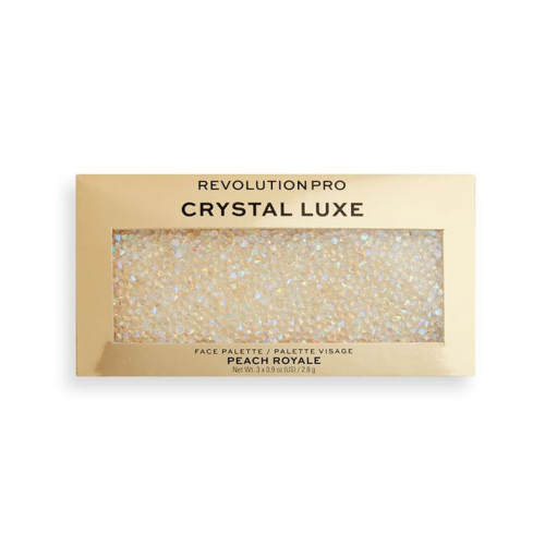 Revolution Pro - Paleta de rostro Crystal Luxe - Peach Royale