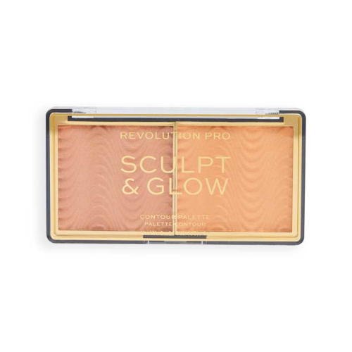 Revolution Pro - Paleta de rostro Sculpt & Glow - Medium-Deep