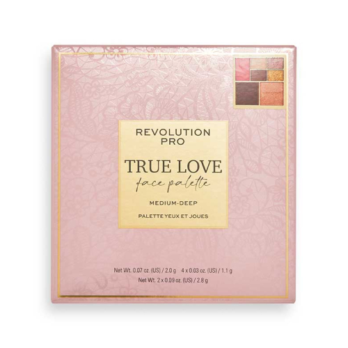 Revolution Pro - Paleta de rostro True Love - Medium-Deep