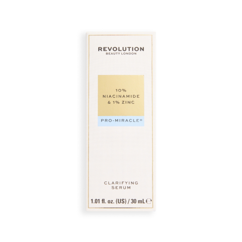 Revolution Pro - Sérum facial clarificante Miracle 10% Niacinamide 1% Zinc
