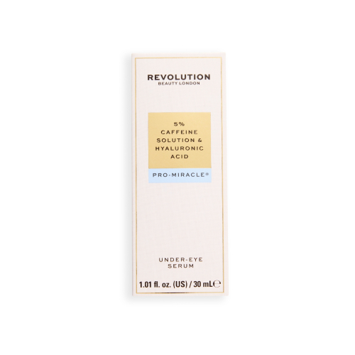 Revolution Pro - Sérum para el contorno de ojos 5% Caffeine Solution & Hyaluronic Acid Miracle