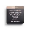 Revolution Pro - Sombra para cejas en polvo Duo Brow - Dark Brown