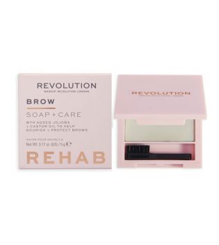 Revolution - *Rehab* - Jabón para fijar y cuidar las cejas Soap & Care Styler