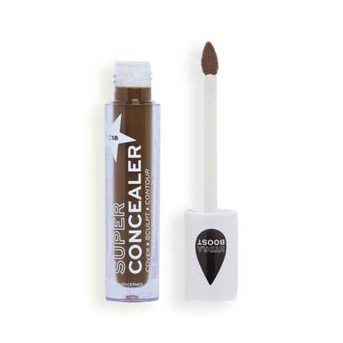Revolution Relove - Corrector líquido Super Concealer Radiant Matte - C18