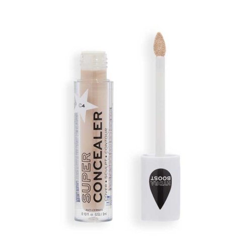 Revolution Relove - Corrector líquido Super Concealer Radiant Matte - C4