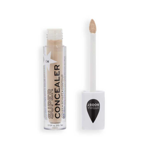 Revolution Relove - Corrector líquido Super Concealer Radiant Matte - C6