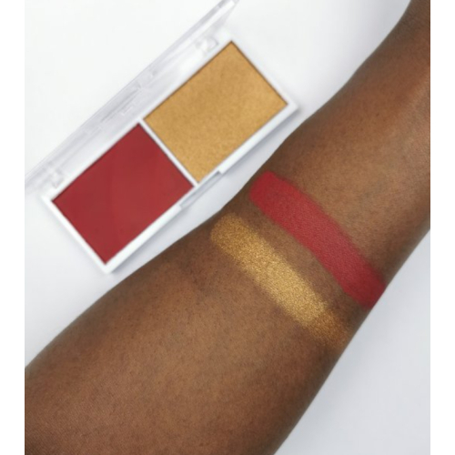 Revolution Relove - Dúo colorete e iluminador Colour Play Blushed - Wishful