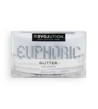Revolution Relove - *Euphoric* - Glitter suelto iridiscente multiusos - Gold Star