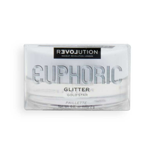 Revolution Relove - *Euphoric* - Glitter suelto iridiscente multiusos - Gold Star