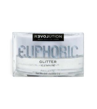Revolution Relove - *Euphoric* - Glitter suelto iridiscente multiusos - Ice White
