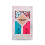 Revolution - Set de brillo de labios Maxi Plump Lip Duo - Maxi Plump Cool As Ice +  Maxi Plump Hot As Chilli