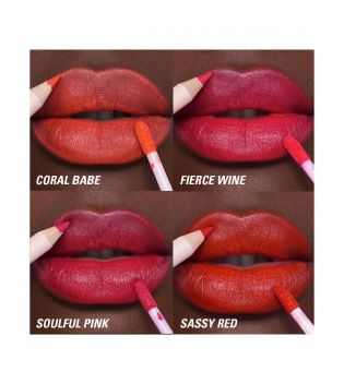 Revolution - Set de labios Lip Contour - Sassy Red
